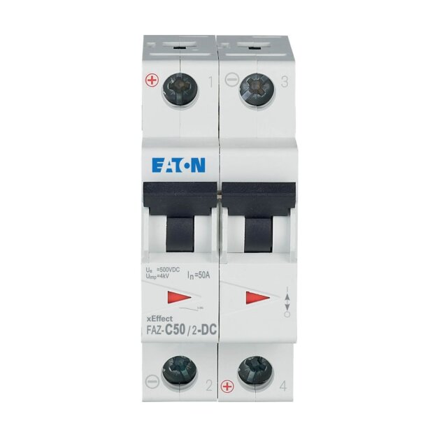 eaton Leitungsschutzschalter FAZ-C50/2-DC