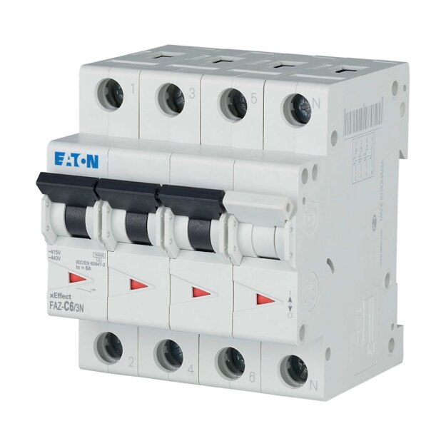 eaton Leitungsschutzschalter FAZ-C6/3N