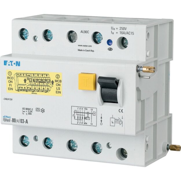 eaton FI-Auslöseblock für AZ FBHMV-125/4/1-S/A