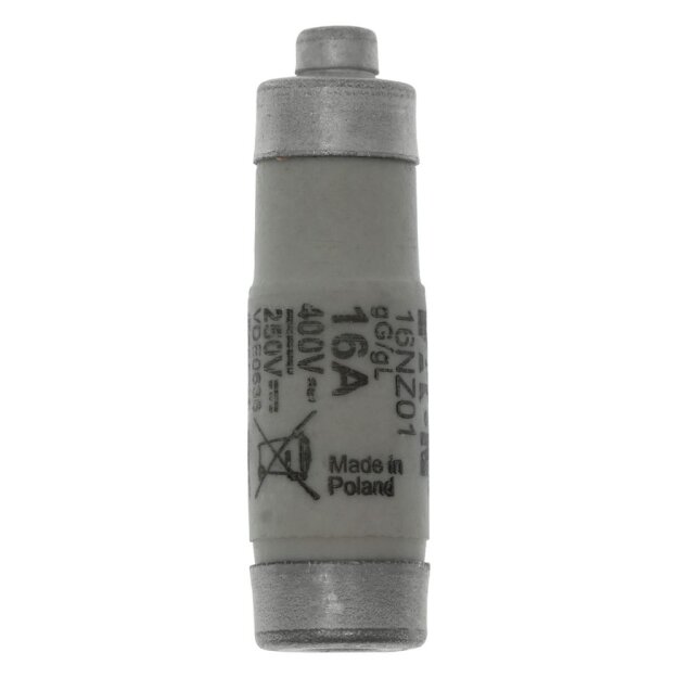 eaton Sicherungseinsatz FUSE D01 16A 400 VAC T GL/GG E14