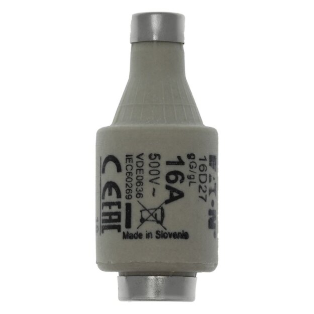 eaton Sicherungseinsatz FUSE D2 16A 500 VAC T GL/GG E27