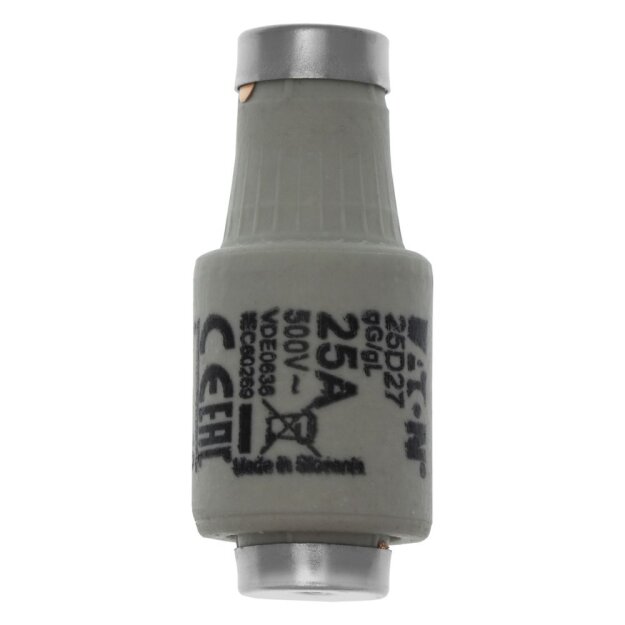 eaton Sicherungseinsatz FUSE-D2 25A T GL/GG 500VAC E27