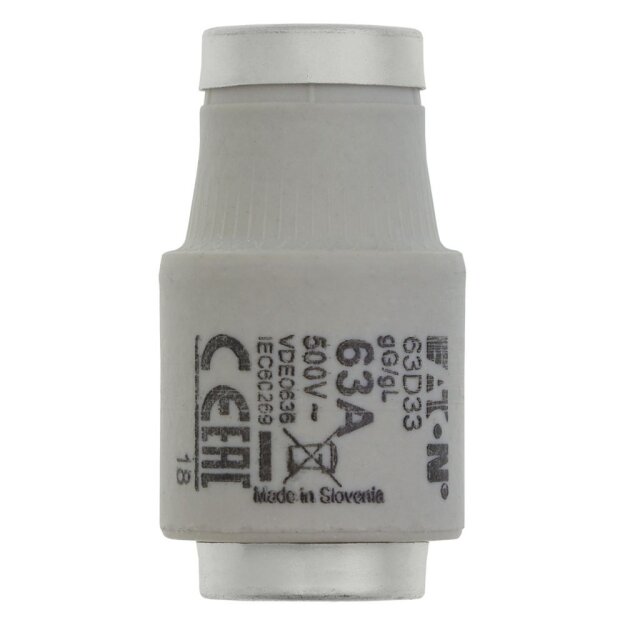 eaton Sicherungseinsatz FUSE-D3 63A T GL/GG 500VAC E33
