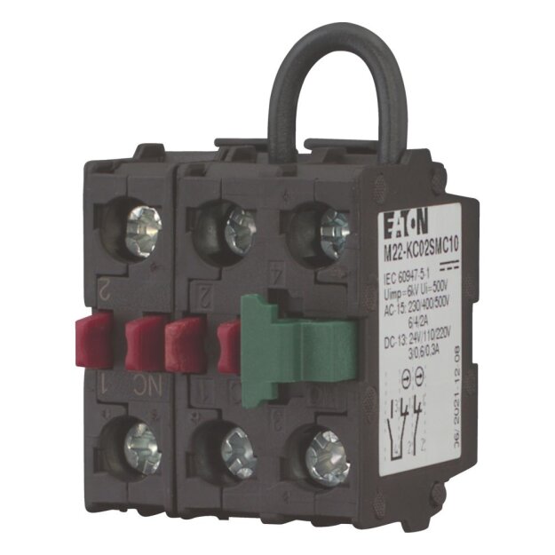 eaton Selbstüberwachende Kontaktelemente M22-KC02SMC10