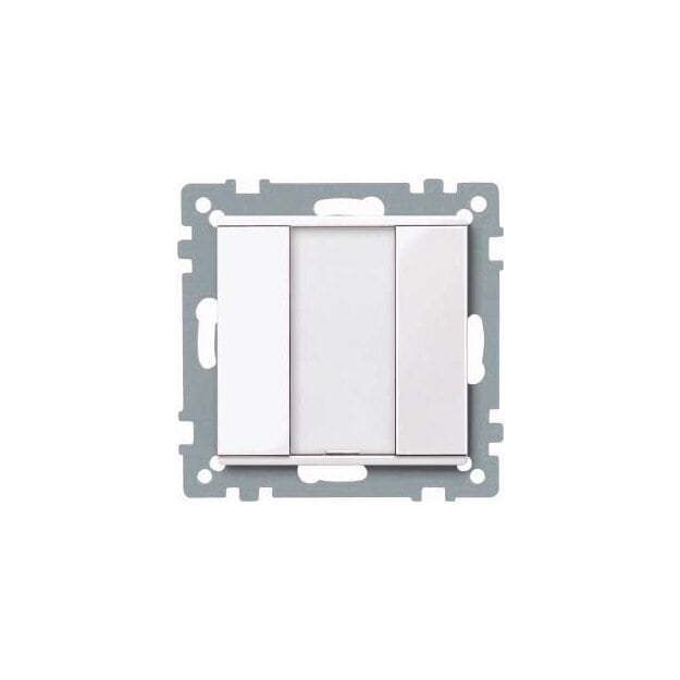 Merten 617125 Taster 1-fach plus Aktivweiß glänzend System M
