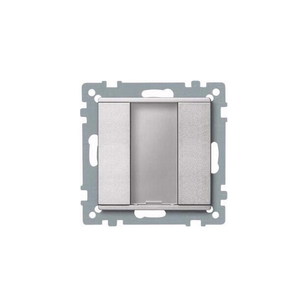 Merten 627560 Taster 1-fach plus Aluminium System M