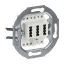 Busch-Jaeger 0242/04 TAE-Anschlussdose 2x6/6 NFF Alpinweiß 2CKA000230A0389