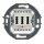 Busch-Jaeger 0242/04 TAE-Anschlussdose 2x6/6 NFF Alpinweiß 2CKA000230A0389