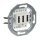 Busch-Jaeger 0242/04 TAE-Anschlussdose 2x6/6 NFF Alpinweiß 2CKA000230A0389