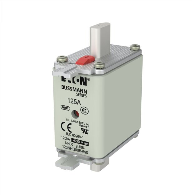 eaton Sicherungseinsatz NH-SICHERUNG 125 AMP 690 V gG GRÖSSE 00
