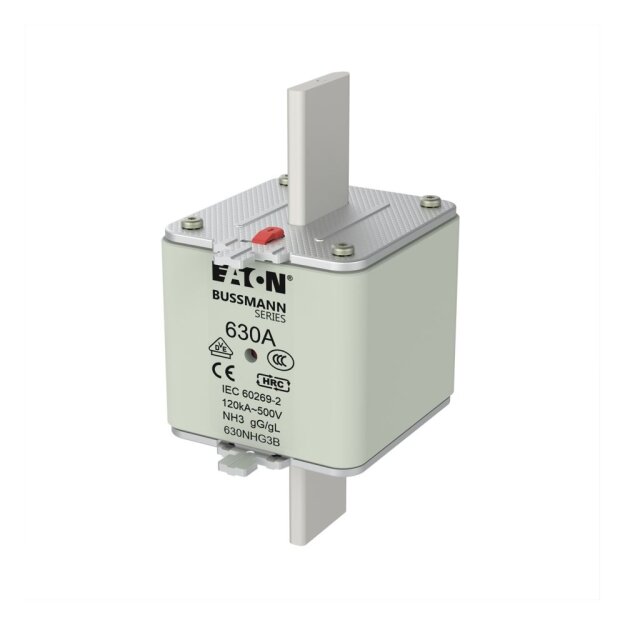 eaton Sicherungseinsatz NH-SICHERUNG 630 A 500 V GG/GL GRÖSSE 3