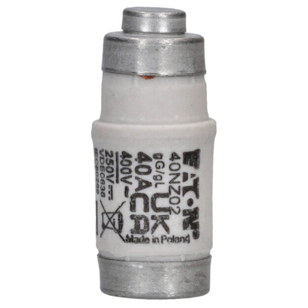 eaton Sicherungseinsatz SICHERUNG-D02 40A T GL/GG 400VAC E18