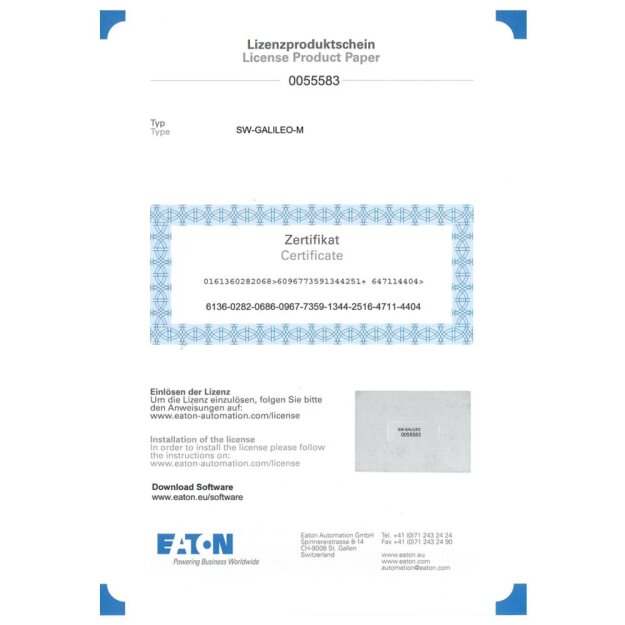 eaton Visualisierungssoftware SW-GALILEO