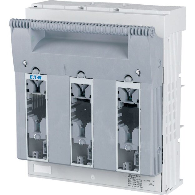eaton NH-Trenner 3P Flachanschluss M10 max. 300 mm²; Montageplatte; NH3 XNH3-A630