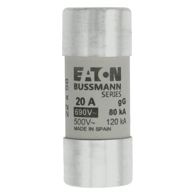 eaton Sicherungseinsatz Zylindrische Sicherung 22 x 58 20A GG 69