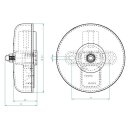 Grothe 22562 Groß-Läutewerk LTW 168 RT 12V AC
