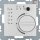 Berker 75441183 Temperaturregler mit Tasterschnittstelle B.7 Alu matt