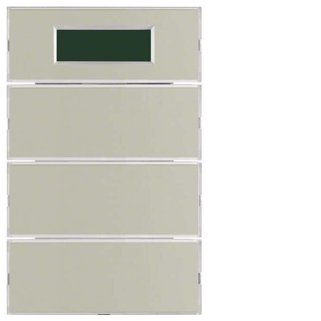Berker 75663773 Tastsensor 3-fach mit RTR Display K.5 Edelstahl