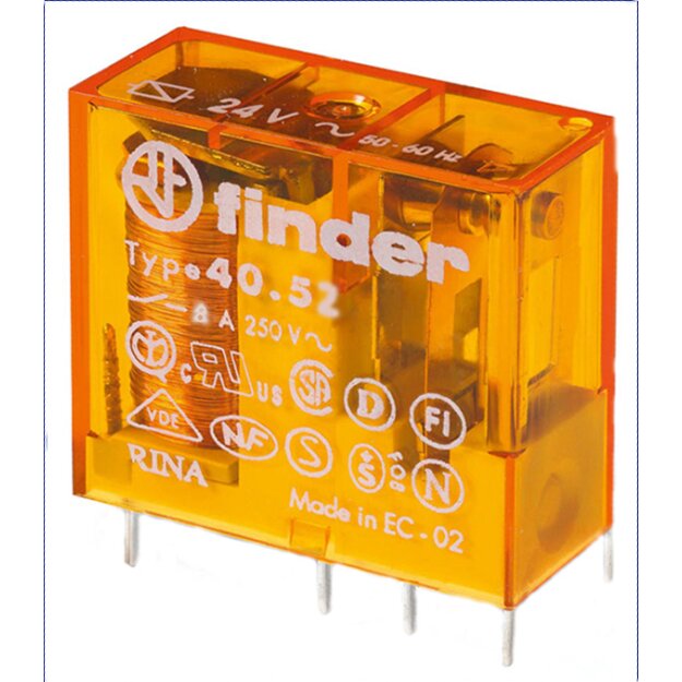Finder Steck-/Printrelais 40.52.8.110.5000
