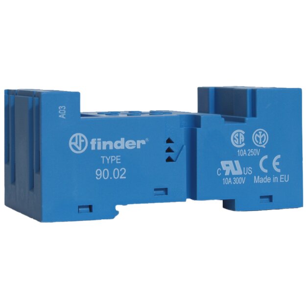 Finder Relaisfassung blau