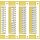 Finder Bezeichnungsschild Matte mit 48 Schildern