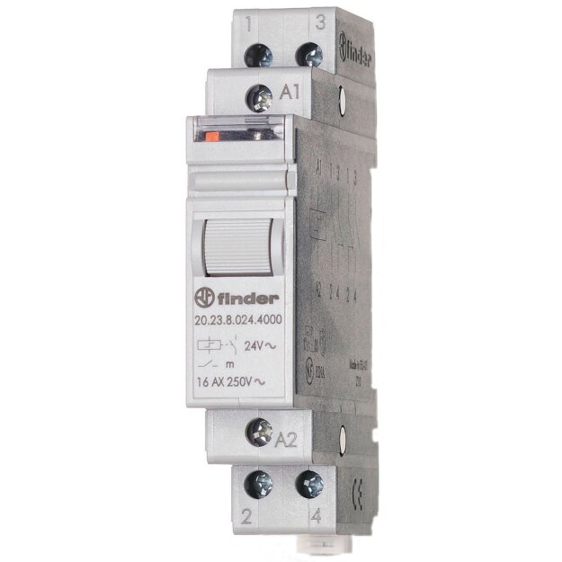 Finder Stromstossschalter 1 Schließer 1 Öffner 16A 48V DC