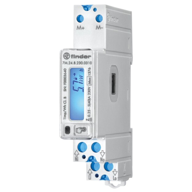 Finder Energiezähler LCD MBUS MID