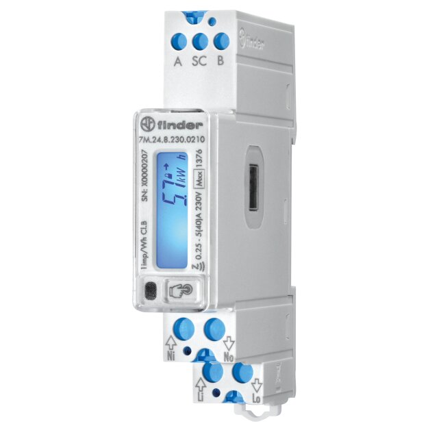 Finder Energiezähler LCD MODBUS MID