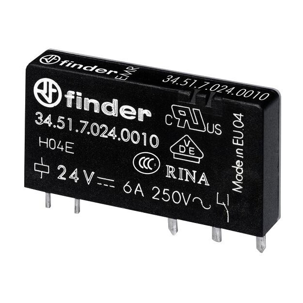 Finder Steck-/Printrelais 34.51.7.024.4010