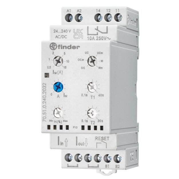 Finder Stromüberwachungsrelais Universal  1 Wechsler 10 A