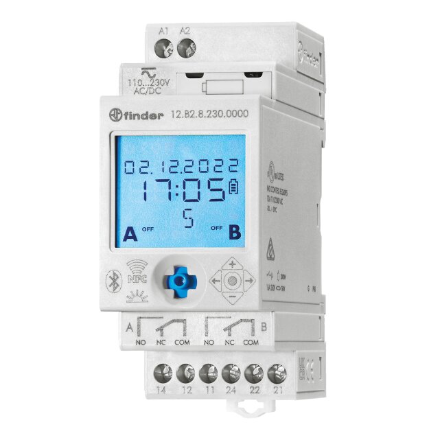 Finder Jahreszeitschaltuhr Astro 2 Wechsler 16 A für 230 V AC