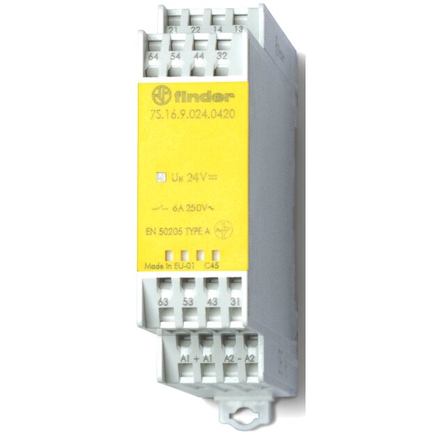 Finder Relaismodul 4 S 2 Ö 6A Anschlussspannung 12V DC