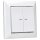 JUNG HOME Smarter Serientaster Komplettset BTA1002 Serie AS Alpinweiß - Batterieversorgter Bluetooth Taster