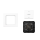 JUNG HOME Smarter Jalousietaster Komplettset BTA1001 Serie A Alpinweiß - Batterieversorgter Bluetooth Taster