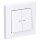 JUNG HOME Smarter Serientaster Komplettset BTA1002 Serie A Alpinweiß - Batterieversorgter Bluetooth Taster