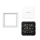 JUNG HOME Smarter Serientaster Komplettset BTLSCD1002 Serie LS Alpinweiß - Batterieversorgter Bluetooth Taster