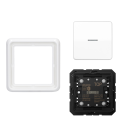 JUNG HOME Smarter Wechseltaster Komplettset BTLSCD1001 Serie CD Alpinweiß - Batterieversorger Bluetooth Taster