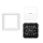 JUNG HOME Smarter Wechseltaster Komplettset BTLSCD1001 Serie CD Alpinweiß - Batterieversorger Bluetooth Taster