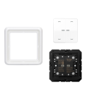 JUNG HOME Smarter Jalousietaster 2fach Komplettset BTLSCD1002 Serie CD Alpinweiß - Batterieversorgter Bluetooth Taster