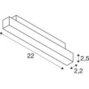 SLV 1006632 IN-LINE 22 48V Spot Darklight Reflector DALI weiß 7.3 W 650 lm 4000 K CRI 90 35°