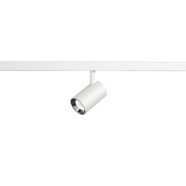 SLV 1006704 NUMINOS® XS 48V Spot rund 4000 K 8.7 W DALI 2 55° matt weiß / glänzend chrom
