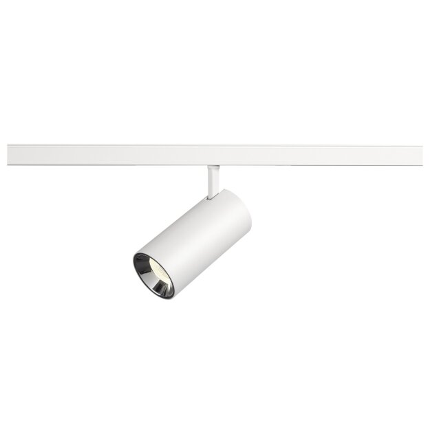 SLV 1006758 NUMINOS® S 48V Spot rund 4000 K 16 W DALI 2 55° matt weiß / glänzend chrom