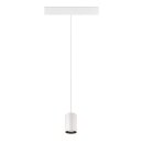SLV 1006807 NUMINOS® XS 48V Pendelleuchte Pendellänge 150 cm 4000 K 40° DALI 2 matt weiß / matt schwarz