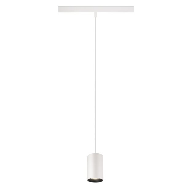 SLV 1006810 NUMINOS® XS 48V Pendelleuchte Pendellänge 150 cm 4000 K 55° DALI 2 matt weiß / matt schwarz