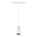 SLV 1006858 NUMINOS® S 48V Pendelleuchte Pendellänge 150 cm 4000 K 20° DALI 2 matt weiß / matt schwarz