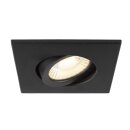 SLV 1007184 UNIVERSAL DOWNLIGHT Abdeckung für Downlight IP20 schwenkbar eckig schwarz