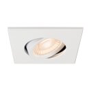 SLV 1007185 UNIVERSAL DOWNLIGHT Abdeckung für Downlight IP20 schwenkbar eckig weiss