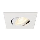 SLV 1007185 UNIVERSAL DOWNLIGHT Abdeckung für Downlight IP20 schwenkbar eckig weiss