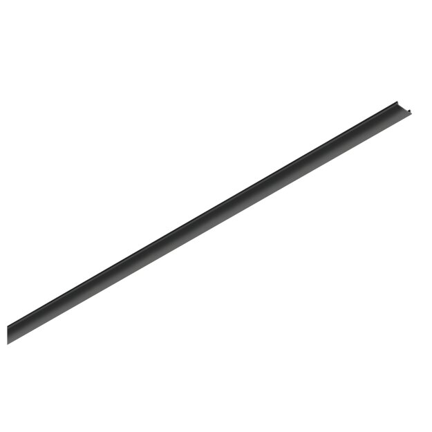 SLV 1007188 48V TRACK Schienenabdeckung 26 mm für Aufbauschiene tief und Einbauschiene 2 m schwarz