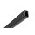 SLV 1007188 48V TRACK Schienenabdeckung 26 mm für Aufbauschiene tief und Einbauschiene 2 m schwarz